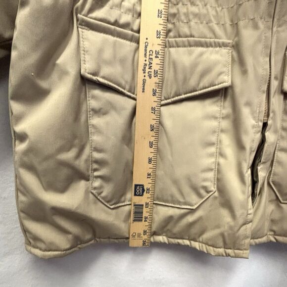 Vintage Walls Blizzard Pruf Coat Beige Thinsulate Full Zip Jacket Western - Picture 4 of 14